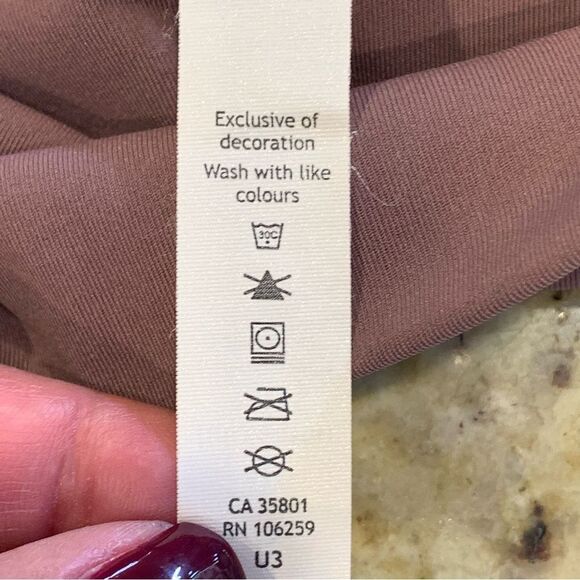 Lululemon Mesh In Motion Crop *23" Antique Bark Size 6 - Picture 7 of 10